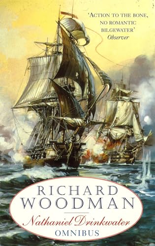 Book cover depicting a naval battle with sailing ships and stormy seas.