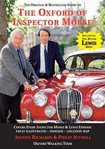 Book cover featuring actors John Thaw and Kevin Whately with a red Jaguar.