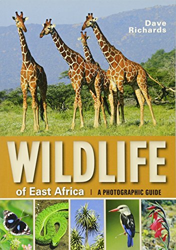 Book cover featuring giraffes in a grassy landscape, with smaller wildlife images below.