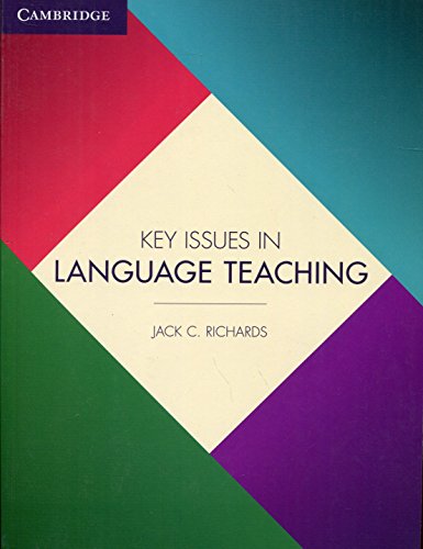 Book cover: "Key Issues in Language Teaching" by Jack C. Richards.