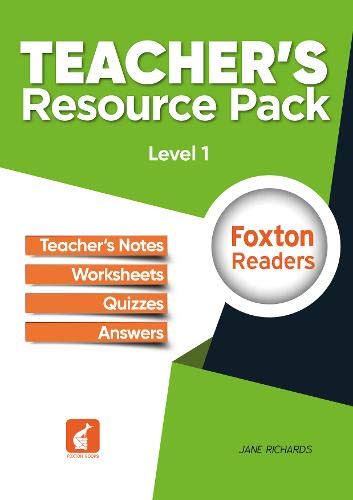 Foxton Readers Level 1 Teacher's Resource Pack cover with orange accents.