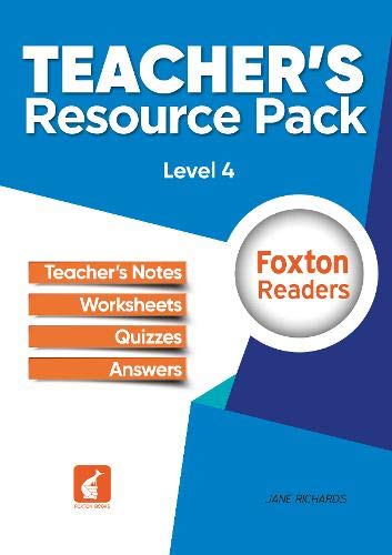 Blue and white cover of "Foxton Readers Teacher's Resource Pack - Level 4".