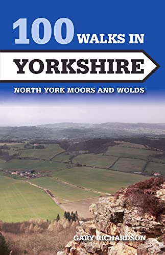 Book cover: "100 Walks in Yorkshire" with landscape photography.