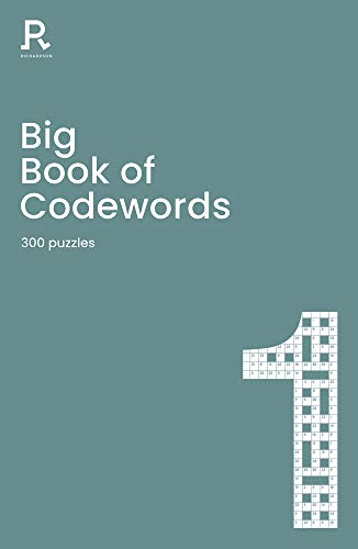 Blue book cover titled Big Book of Codewords with a large number one graphic.