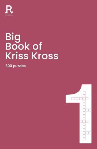 Red book cover with white text “Kriss Kross” and a crossword number one.