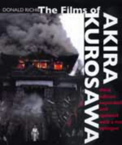 Book cover for “The Films of Akira Kurosawa” with a train image.