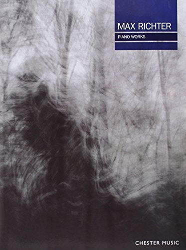 Sheet music cover for "Piano Works" by Max Richter, abstract forest image.