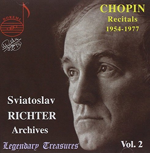 CD cover featuring a black and white portrait of pianist Sviatoslav Richter.