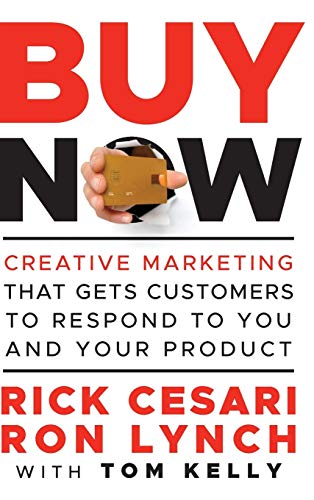 Book cover with large red "BUY NOW" text and a hand holding a credit card.
