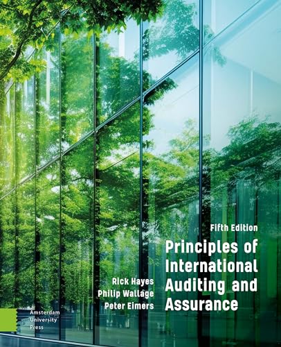 Textbook cover: "Principles of International Auditing and Assurance," 5th Edition.