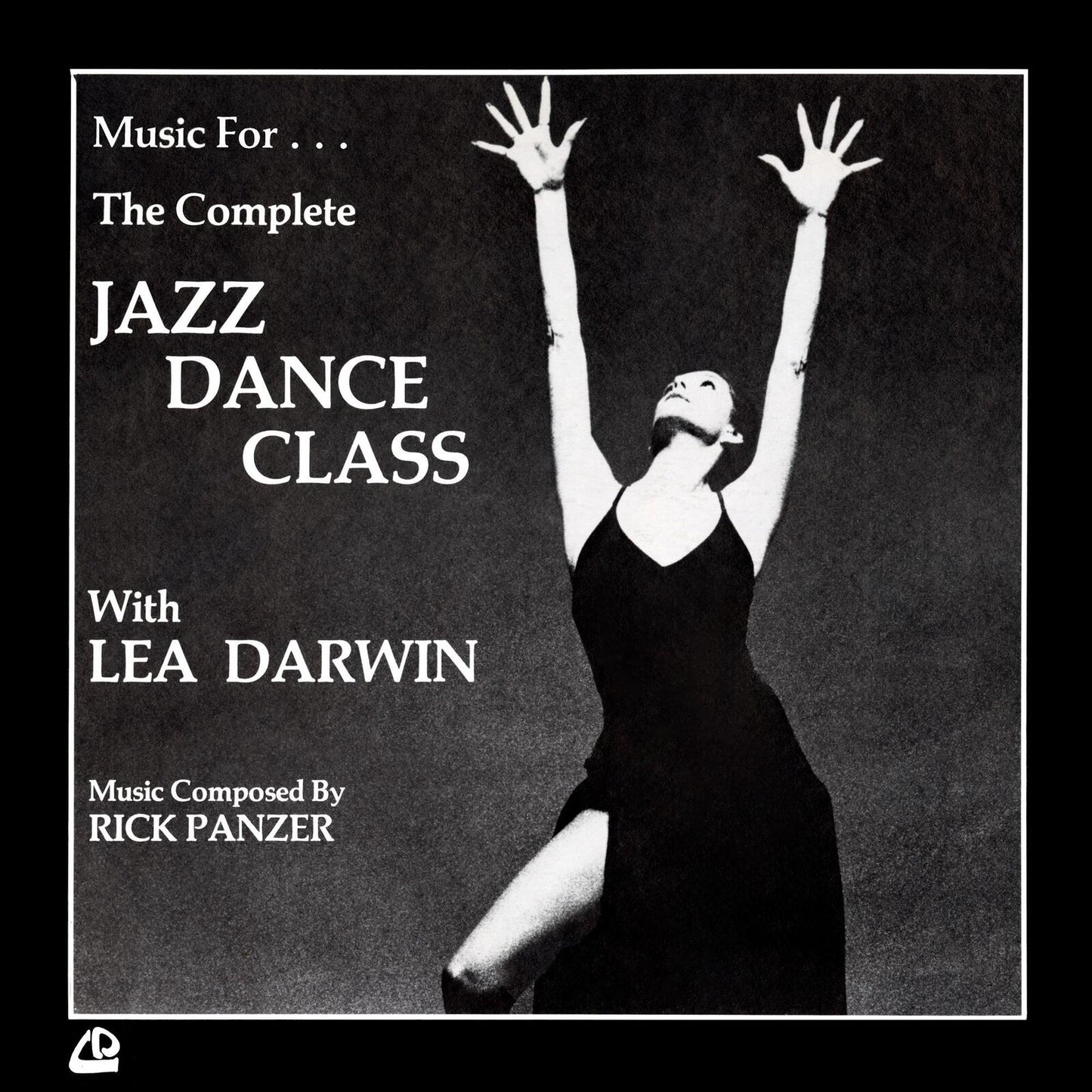 Record album cover: dancer with raised arms, black background, white text.