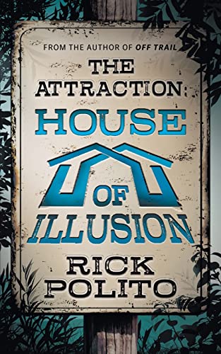 Book cover: "The Attraction: House of Illusion" with a house illustration.