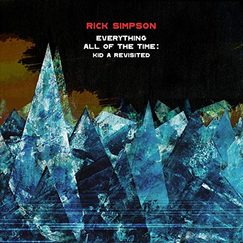 Album cover: jagged blue crystals against a dark, textured orange background.