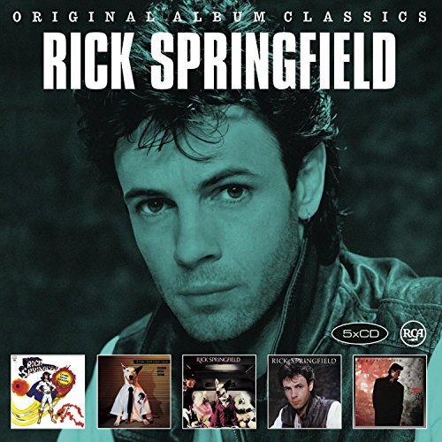 Rick Springfield “Original Album Classics” 5-CD set with album cover collage.