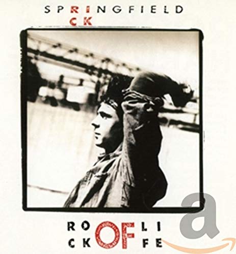 CD cover for Rick Springfield’s “Rock Of Life” featuring a black and white portrait.