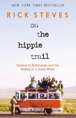 Book cover: crowded orange bus on a desert road, people on top.