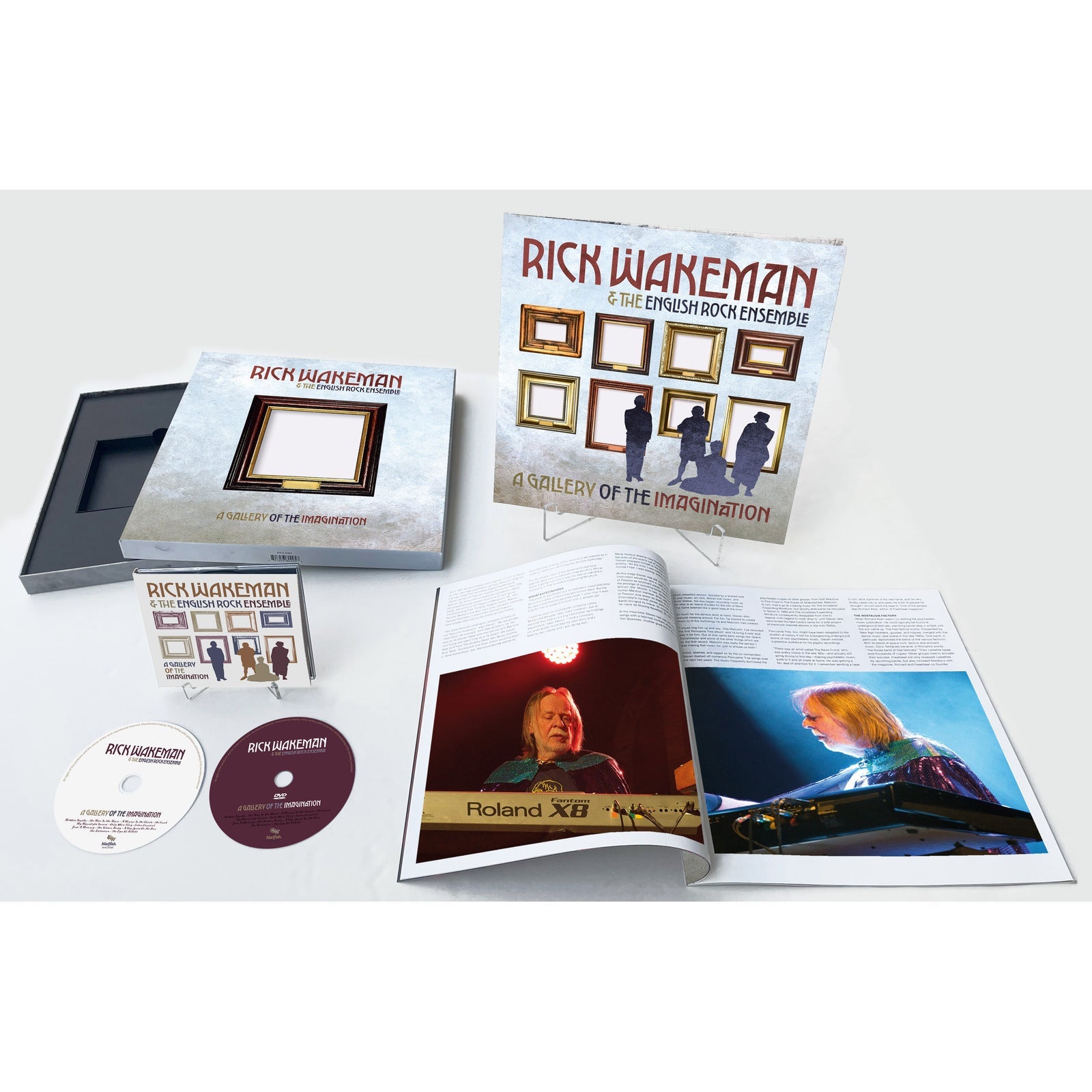 Rick Wakeman album set including vinyl, CD, DVD, and a photo-filled booklet.