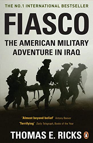 Book cover: "Fiasco" depicting silhouetted soldiers and medical personnel.