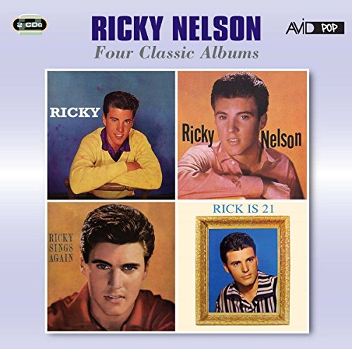 Ricky Nelson album cover featuring four portrait photos of the singer.