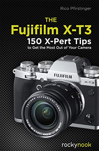 Fujifilm X-T3 camera and book cover with tips for photography.