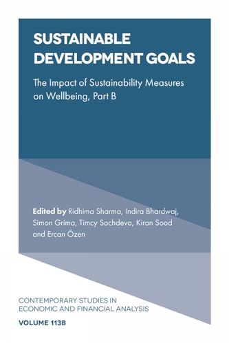 Book cover: "Sustainable Development Goals" with blue and grey tones.