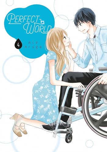 Manga cover: a young couple, one in a wheelchair, with a blue background.