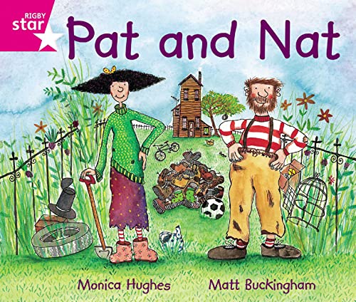 Children’s book cover depicting Pat and Nat in a grassy garden scene.