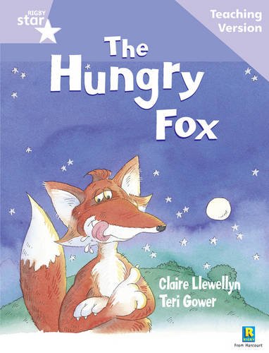Book cover: "The Hungry Fox" illustration of a fox licking its lips.