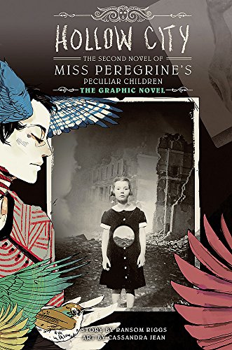 Book cover: girl in front of ruins, with illustrated wings and face.
