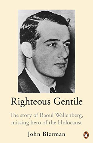 Book cover featuring a black and white portrait of Raoul Wallenberg.