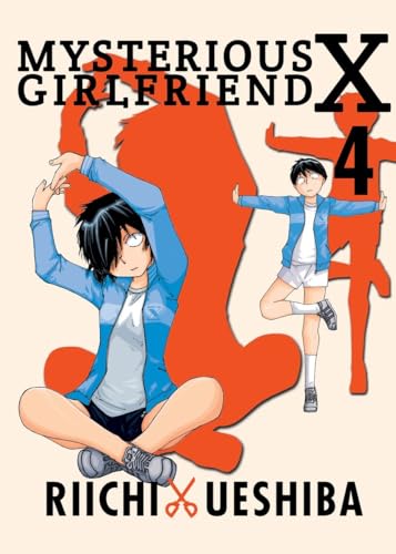 Manga cover with two characters and bold text: "Mysterious Girlfriend X Volume 4".