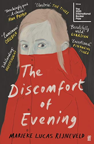 Book cover illustration of a pale person wearing a bright red coat.