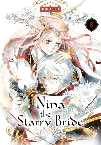 Manga cover featuring two characters with long hair, floral decorations, and text.
