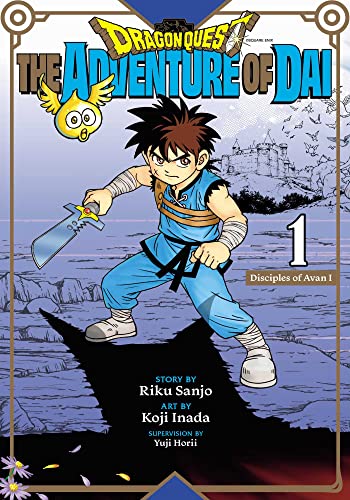 Manga cover featuring a young boy holding a sword with a small winged creature.