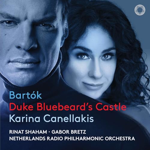 CD cover featuring portraits of two singers and text: “Bartók Duke Bluebeard’s Castle.”