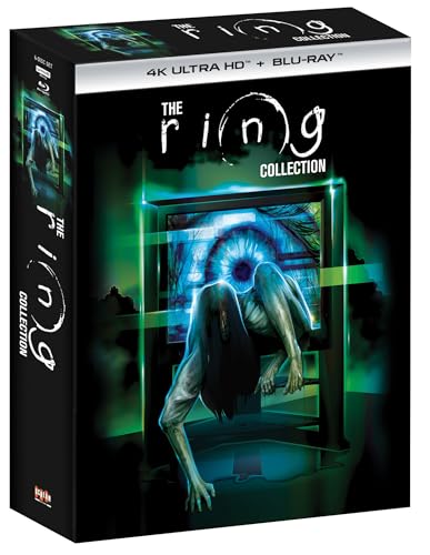 The Ring" Blu-ray collection case featuring a ghostly figure and well.