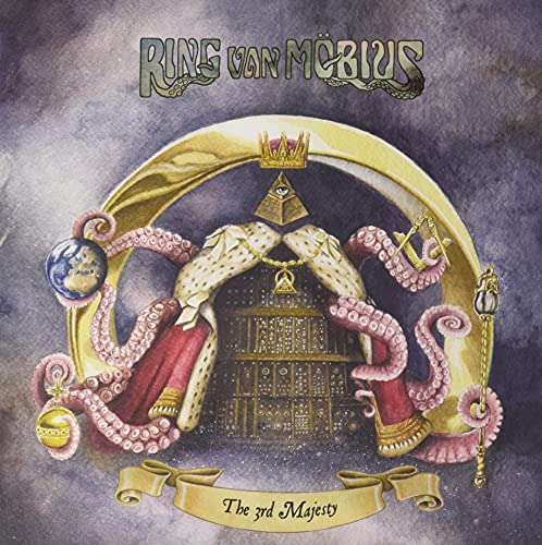 Album cover: ornate illustration with a crown, tentacles, and celestial globe.