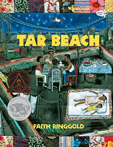 Book cover: family dining on a rooftop overlooking a city skyline.