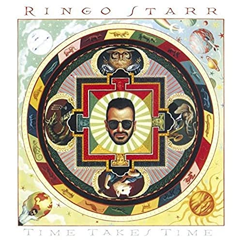 Album cover featuring Ringo Starr in sunglasses inside a colorful, mandala-style circular design.