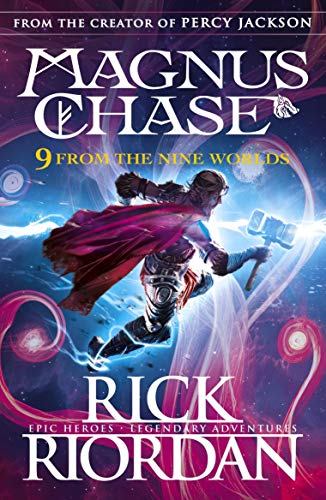 Book cover featuring a caped figure with a glowing hammer in a cosmic setting.