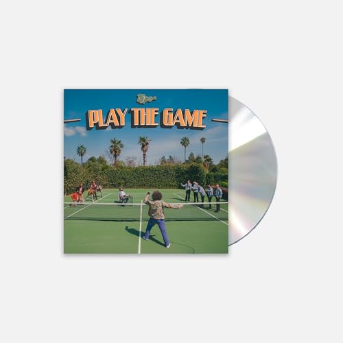 CD cover of "Play The Game" featuring people on a tennis court.