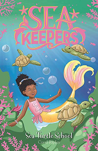 Book cover: mermaid with sea turtles in a coral reef scene.
