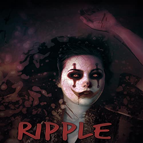 DVD cover for "Ripple" featuring a woman with unsettling clown-like makeup.