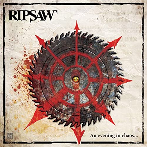 Ripsaw CD cover: a circular saw blade with red starbursts and text.