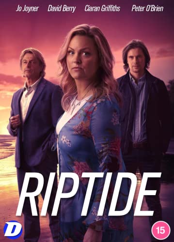 DVD cover for Riptide featuring three actors against a sunset beach background.