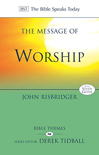 Book cover with sunburst background and title "The Message of Worship.