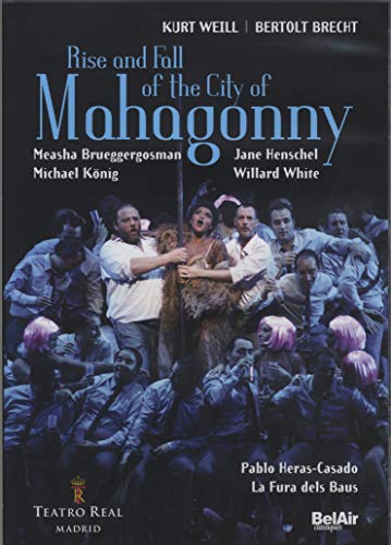 DVD cover for opera “Rise and Fall of the City of Mahagonny.”
