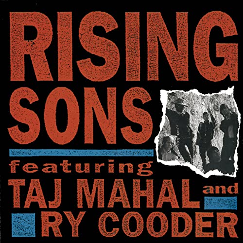 CD cover for “Rising Sons” featuring Taj Mahal and Ry Cooder.