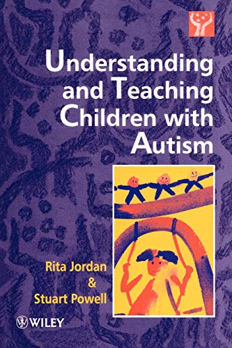 Book cover: "Understanding and Teaching Children with Autism" with illustrated children.