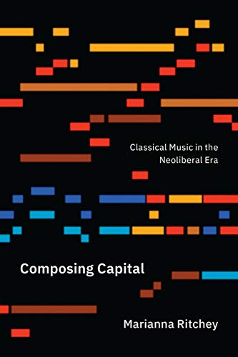 Book cover: “Composing Capital” with colorful abstract blocks and white text.
